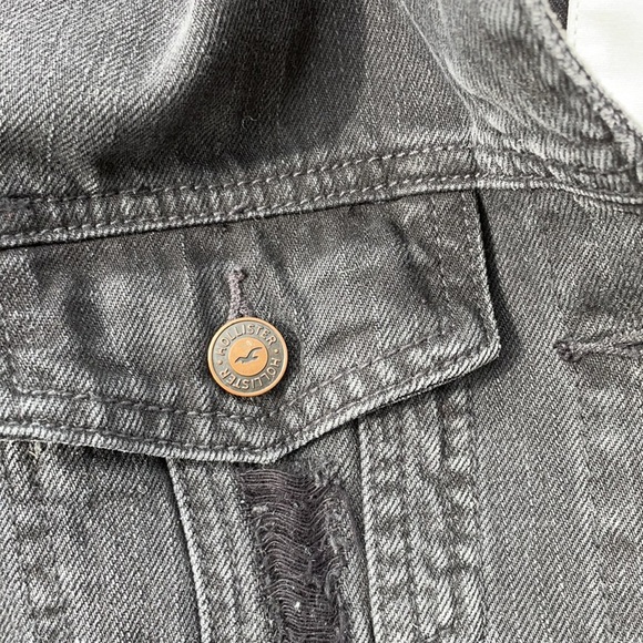 Black Denim Jacket - Picture 4 of 5